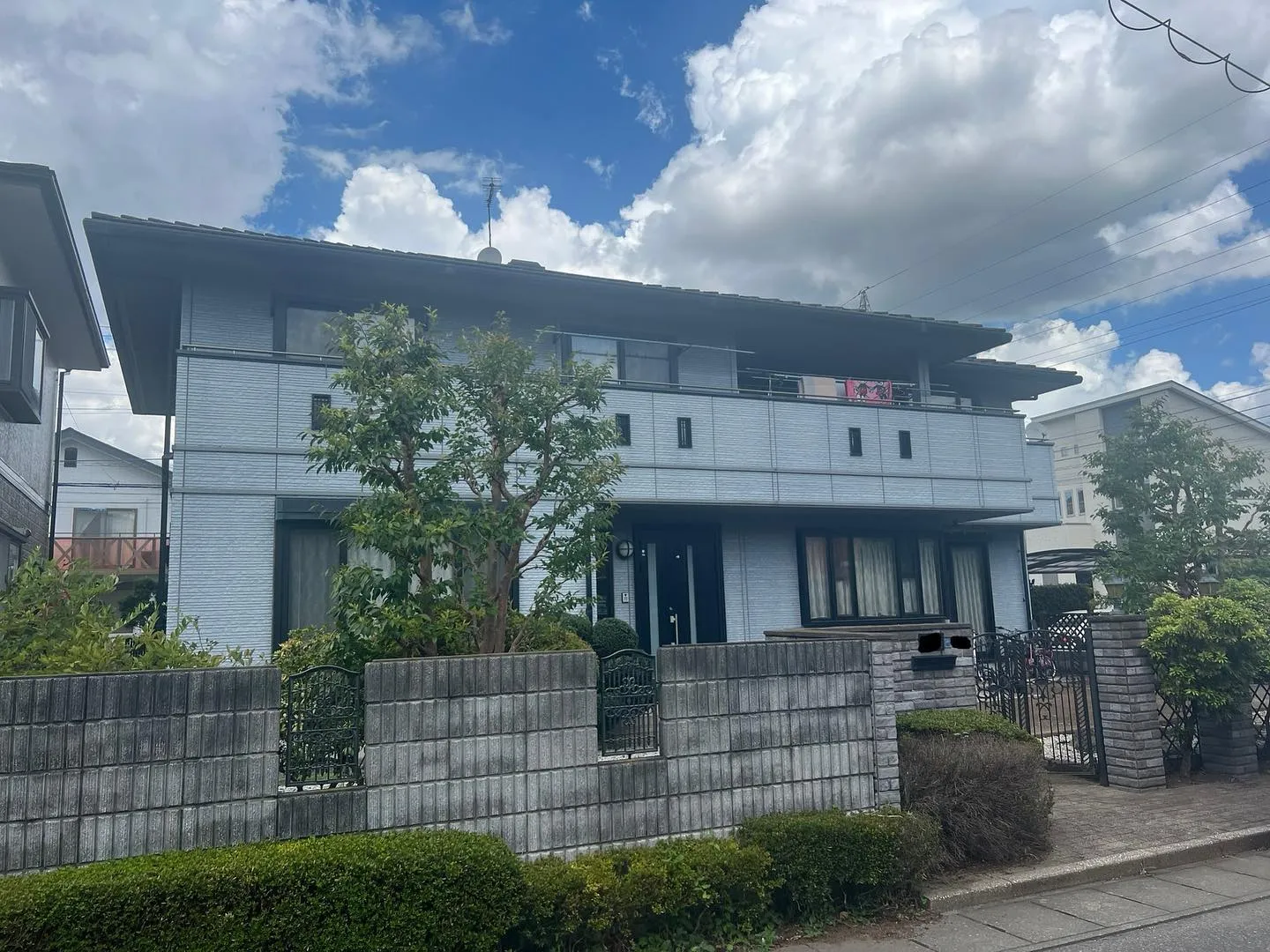 外壁塗装完了致しました。
